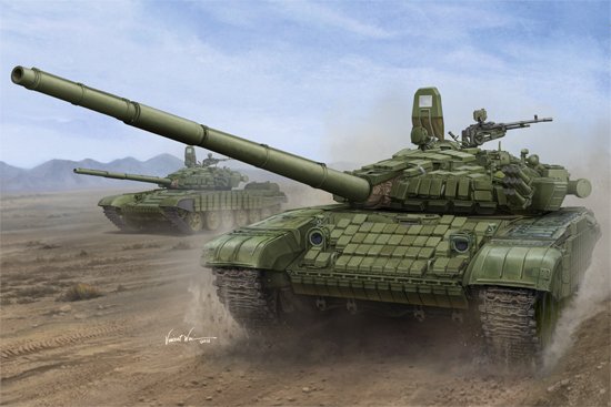 1:16 Trumpeter 00925 T-72B1 MBT met Kontakt-1 Reactieve Bepantsering - Sovjet Hoofdgevechtstank - Tru00925 1 - TRU00925