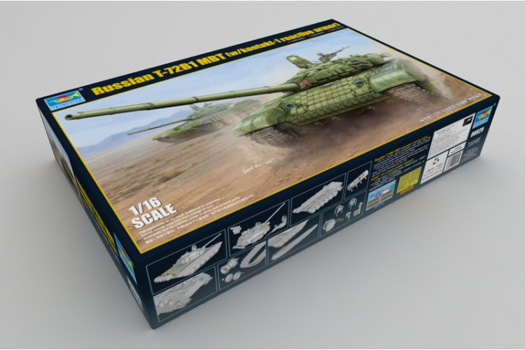 1:16 Trumpeter 00925 T-72B1 MBT met Kontakt-1 Reactieve Bepantsering - Sovjet Hoofdgevechtstank - Tru00925 2 - TRU00925
