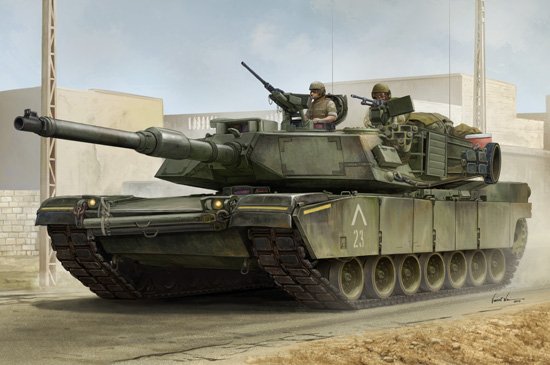 1:16 Trumpeter 00926 M1A1 AIM Main Battle Tank - Amerikaanse Hoofdgevechtstank - Tru00926 1 - TRU00926