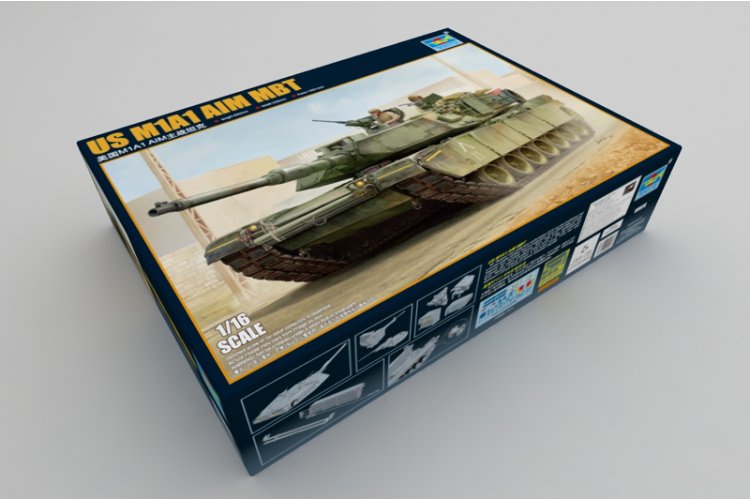 1:16 Trumpeter 00926 M1A1 AIM Main Battle Tank - Amerikaanse Hoofdgevechtstank - Tru00926 2 - TRU00926