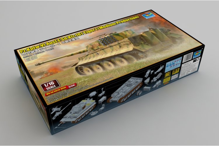 1:16 Trumpeter 00944 Pz.Kpfw.VI Ausf.E Sd.Kfz.181 Tiger I - Medium productie - Tank - Tru00944 2 - TRU00944