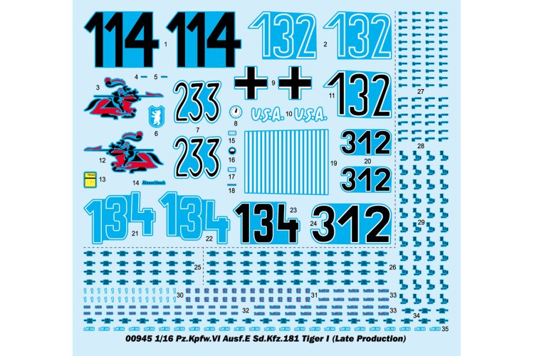 1:16 Trumpeter 00945 Pz.Kpfw.VI Ausf.E Sd.Kfz. 181 Tiger I - Late Production - Tru00945 98 - TRU00945