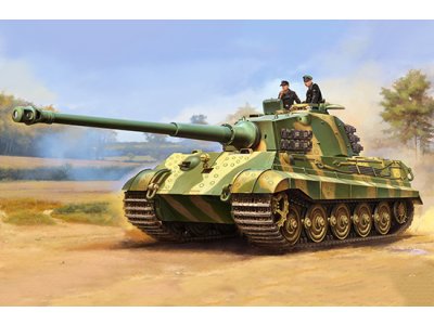 1:16 Trumpeter 00949 Panzerkampfwagen VI Tiger II WWII &ndash; Henschel Turret with 105mm Gun &ndash; German Heavy Tank - Tru00949 1 - TRU00949