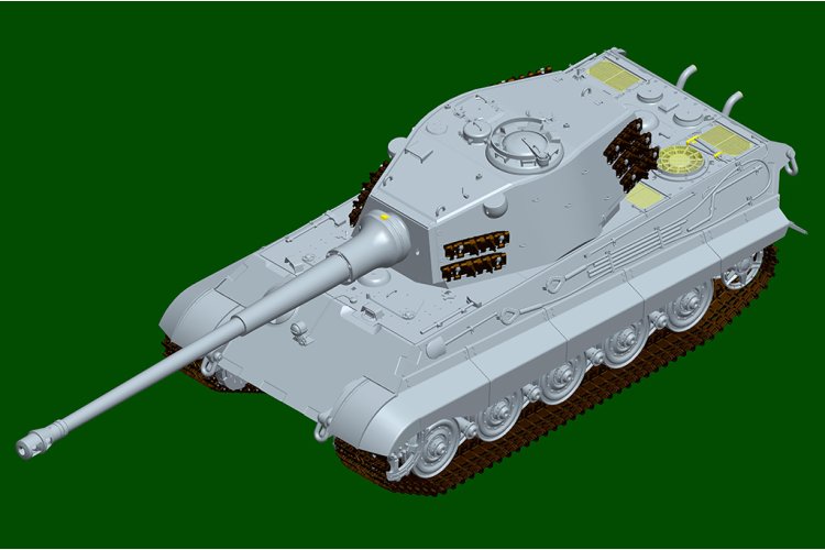 1:16 Trumpeter 00949 Panzerkampfwagen VI Tiger II WWII - Henschel-toren met 105mm Kanon - Duitse Zware Tank - Tru00949 12 - TRU00949