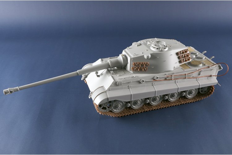 1:16 Trumpeter 00949 Panzerkampfwagen VI Tiger II WWII - Henschel-toren met 105mm Kanon - Duitse Zware Tank - Tru00949 6 - TRU00949