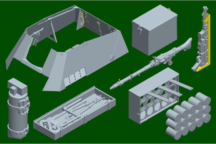 1:16 Trumpeter 00953 Duitse Sd.Kfz.165 Hummel &ndash; Late Productie  - Zelfrijdende Artillerie - Tank - Tru00953 16 - TRU00953