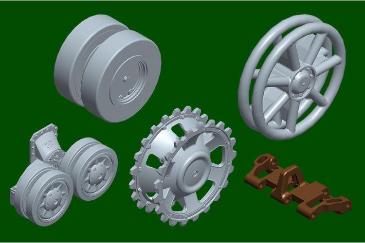 1:16 Trumpeter 00953 Duitse Sd.Kfz.165 Hummel &ndash; Late Productie  - Zelfrijdende Artillerie - Tank - Tru00953 19 - TRU00953