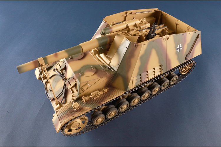 1:16 Trumpeter 00953 Duitse Sd.Kfz.165 Hummel &ndash; Late Productie  - Zelfrijdende Artillerie - Tank - Tru00953 7 - TRU00953