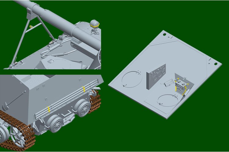 1:16 Trumpeter 00954 Sd.Kfz. 164 Nashorn &ndash; German Tank Destroyer - Tru00954 16 - TRU00954