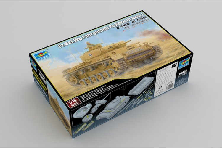 1:16 Trumpeter 00955 Panzerkampfwagen III - Pz.Kpfw.III Ausf.J - Tank - Tru00955 02 - TRU00955