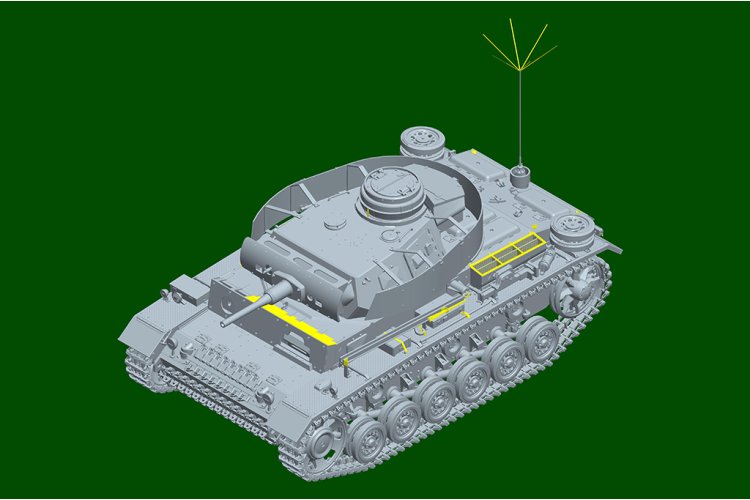 1:16 Trumpeter 00955 Panzerkampfwagen III - Pz.Kpfw.III Ausf.J - Tank - Tru00955 14 - TRU00955