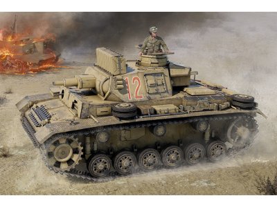 1:16 Trumpeter 00957 Pz.Kpfw.III Ausf.N Tunisia WWII - German Medium Tank - Tru00957 1 - TRU00957
