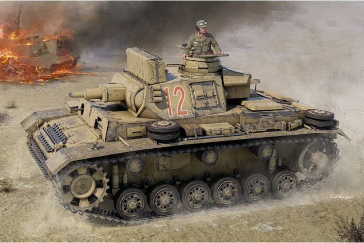 1:16 Trumpeter 00957 Pz.Kpfw.III Ausf.N Tunisia WWII - German Medium Tank - Tru00957 1 - TRU00957