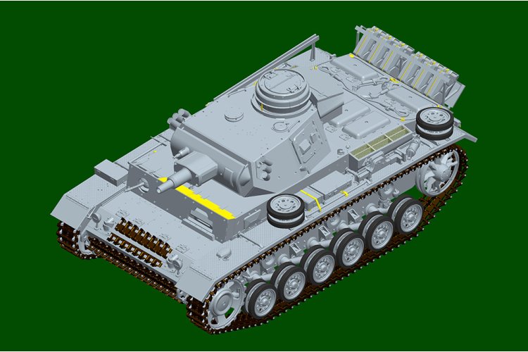 1:16 Trumpeter 00957 Pz.Kpfw.III Ausf.N Tunisia WWII - German Medium Tank - Tru00957 8 - TRU00957