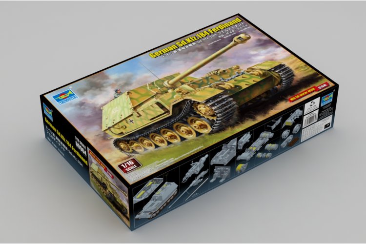1:16 Trumpeter 00964 Sd.Kfz.184 Ferdinand WWII - Duitse Zware Tankjager - Tru00964 2 - TRU00964