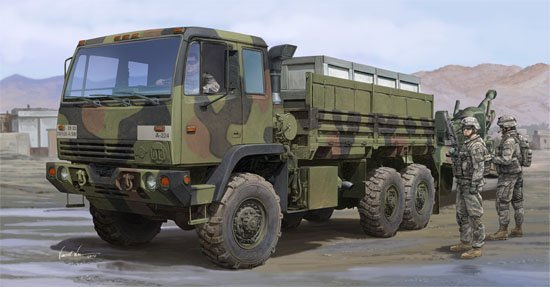 1:35 Trumpeter 01007 M1083 FMTV Standard Cargo Truck - Amerikaanse Militaire Vrachtwagen - Tru01007 1 - TRU01007