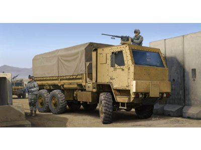 1:35 Trumpeter 01008 M1083 FMTV Armor Cab - Amerikaanse Militaire Vrachtwagen - Tru01008 1 - TRU01008