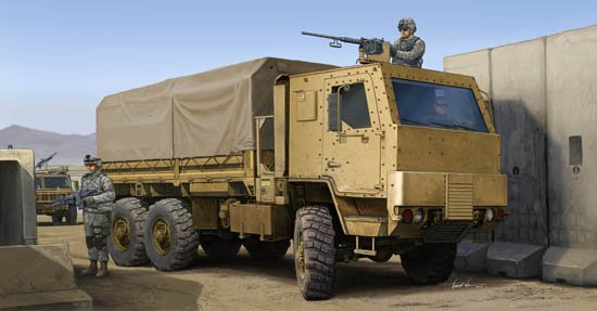 1:35 Trumpeter 01008 M1083 FMTV Armor Cab - Amerikaanse Militaire Vrachtwagen - Tru01008 1 - TRU01008
