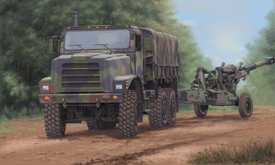 1:35 Trumpeter 01011 Mk.23 MTVR Cargo Truck - Amerikaanse Militaire Vrachtwagen - Tru01011 1 - TRU01011
