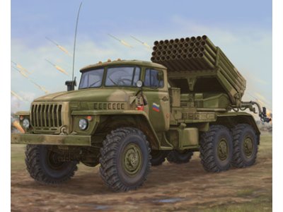 1:35 Trumpeter 01014 BM-21 Grad Late Version &ndash; Soviet Multiple Rocket Launcher - Tru01014 1 - TRU01014