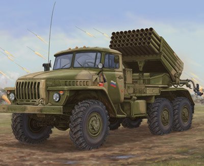 1:35 Trumpeter 01014 BM-21 Grad Late Version &ndash; Soviet Multiple Rocket Launcher - Tru01014 1 - TRU01014