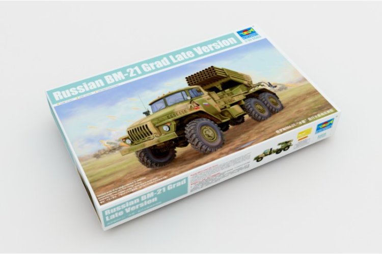 1:35 Trumpeter 01014 BM-21 Grad Late Version &ndash; Soviet Multiple Rocket Launcher - Tru01014 2 - TRU01014
