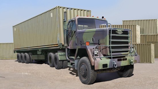 1:35 Trumpeter 01015 M915 Truck - Amerikaanse Zware Transporttruck - Tru01015 1 - TRU01015