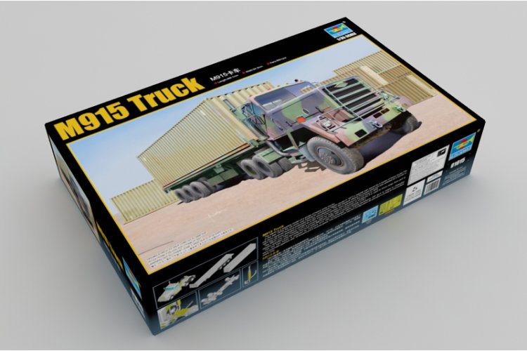 1:35 Trumpeter 01015 M915 Truck - Amerikaanse Zware Transporttruck - Tru01015 2 - TRU01015