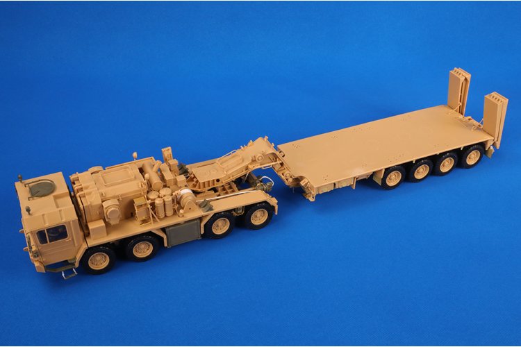 1:35 Trumpeter 01070 FAUN SLT 50-3 Elefant met SaAnh.52t Oplegger - Duitse Zware Tanktransporter - Tru01070 12 - TRU01070