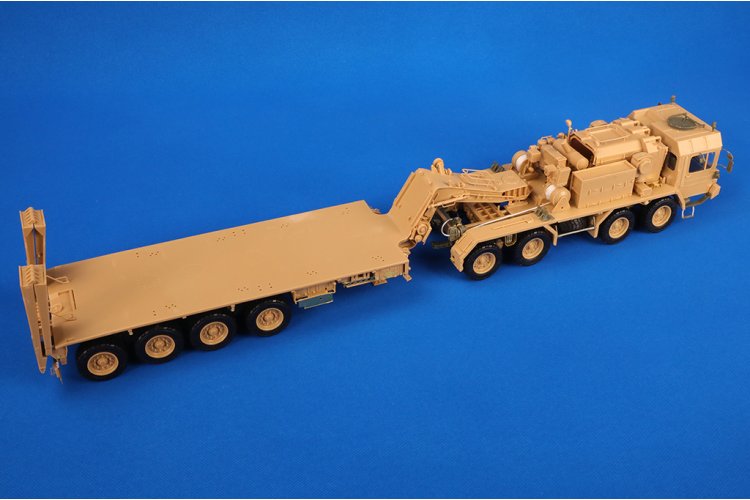 1:35 Trumpeter 01070 FAUN SLT 50-3 Elefant met SaAnh.52t Oplegger - Duitse Zware Tanktransporter - Tru01070 13 - TRU01070