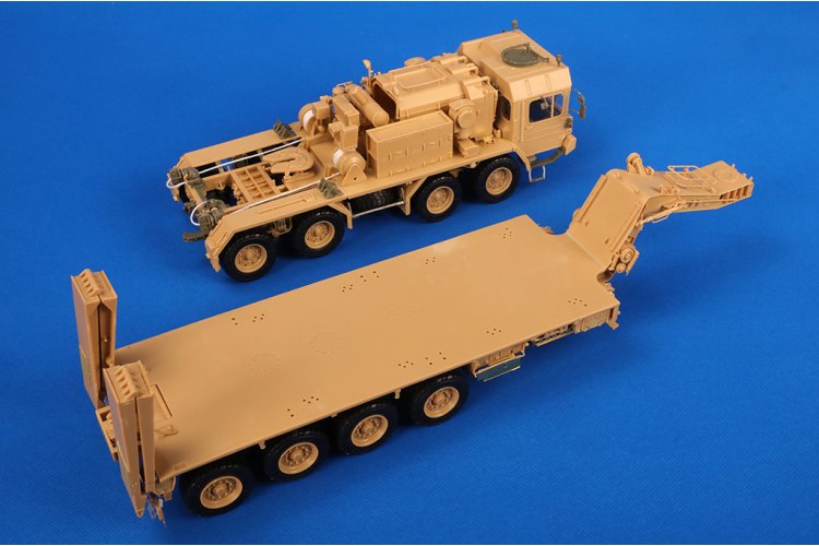 1:35 Trumpeter 01070 FAUN SLT 50-3 Elefant met SaAnh.52t Oplegger - Duitse Zware Tanktransporter - Tru01070 14 - TRU01070