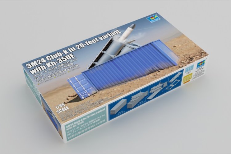 1:35 Trumpeter 01076 3M24 Club-k in 20-feet variant with Kh-35UE - Tru01076 2 1 - TRU01076