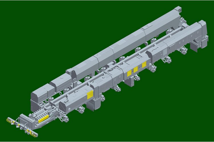 1:35 Trumpeter 01082 15U175 TEL van RS-12M1 Topol-M ICBM-complex - Russische Mobiele Raketlanceerder - Tru01082 12 - TRU01082