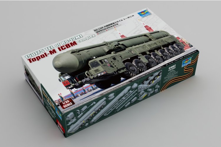 1:35 Trumpeter 01082 15U175 TEL van RS-12M1 Topol-M ICBM-complex - Russische Mobiele Raketlanceerder - Tru01082 2 - TRU01082
