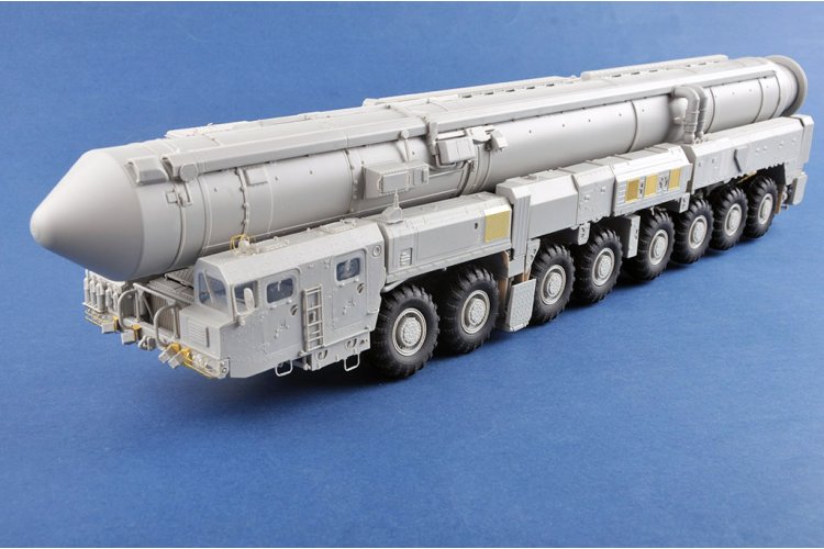 1:35 Trumpeter 01082 15U175 TEL van RS-12M1 Topol-M ICBM-complex - Russische Mobiele Raketlanceerder - Tru01082 48 - TRU01082