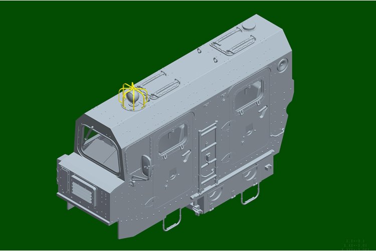 1:35 Trumpeter 01082 15U175 TEL van RS-12M1 Topol-M ICBM-complex - Russische Mobiele Raketlanceerder - Tru01082 9 - TRU01082