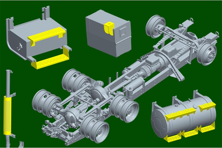 1:35 Trumpeter 01084 M915 Truck Guntruck - Tru01084 14 - TRU01084