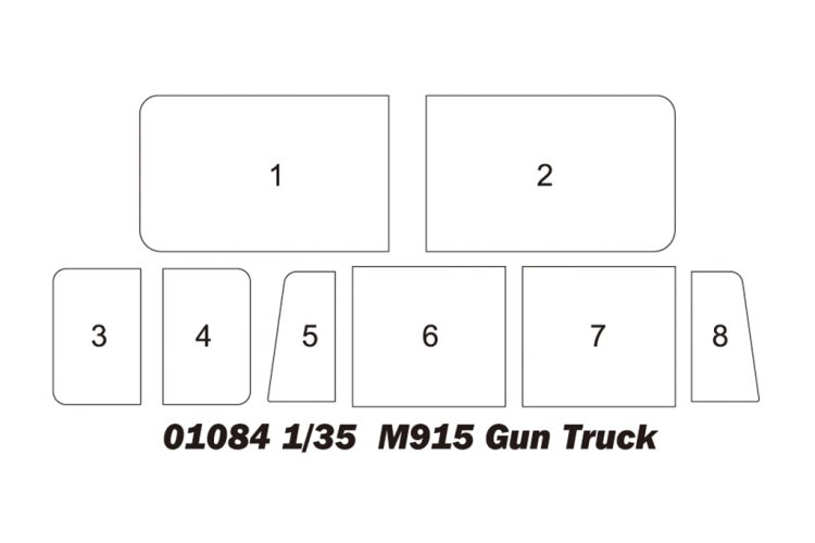 1:35 Trumpeter 01084 M915 Truck Guntruck - Tru01084 4 - TRU01084