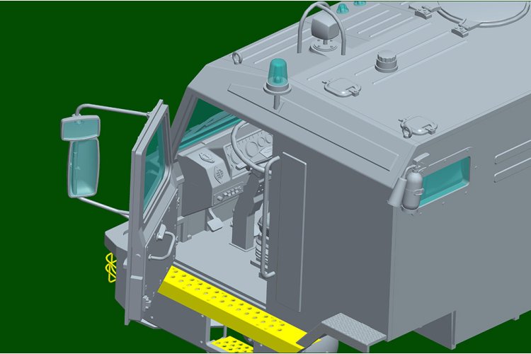 1:35 Trumpeter 01086 BAZ-6403 with ChMZAP-9990-071 trailer - Tru01086 6 - TRU01086