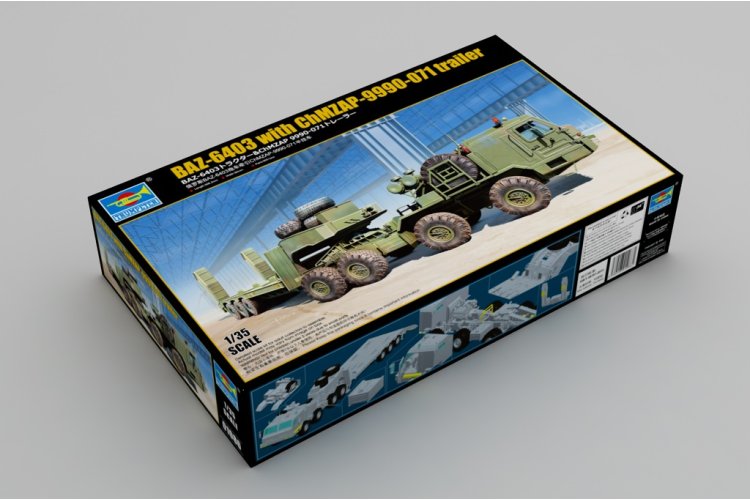 1:35 Trumpeter 01086 BAZ-6403 with ChMZAP-9990-071 trailer - Tru01086 9 - TRU01086