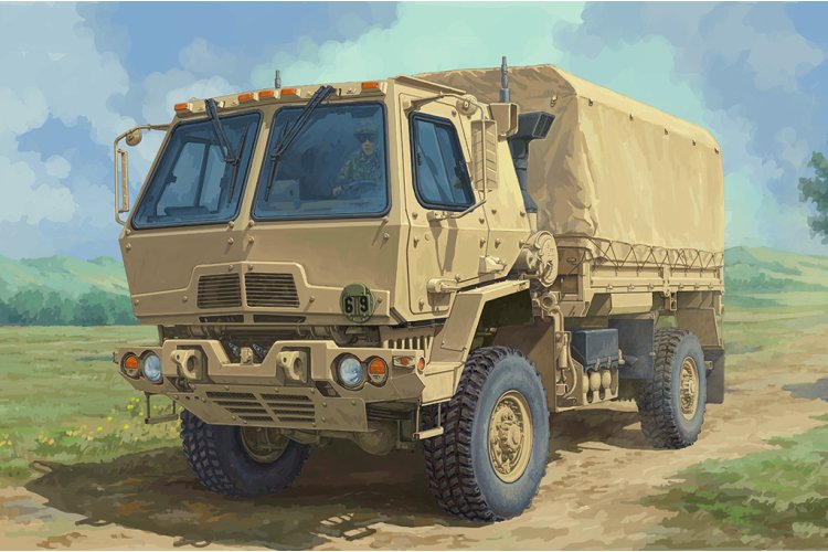 1:35 Trumpeter 01097 M1078A1P2 LMTV - Amerikaanse Militaire Truck - Tru01097 1 - TRU01097