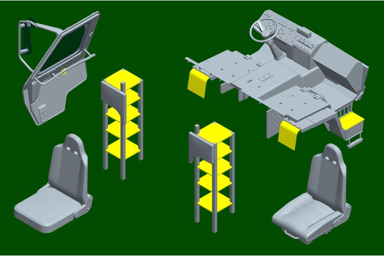 1:35 Trumpeter 01097 M1078A1P2 LMTV - Amerikaanse Militaire Truck - Tru01097 27 - TRU01097