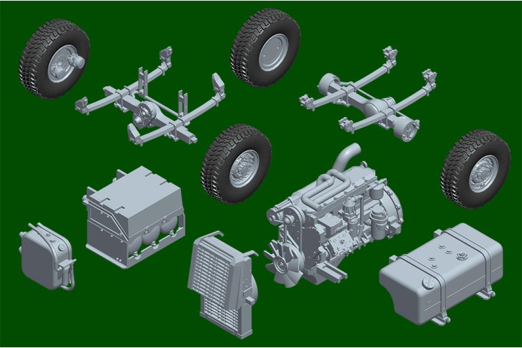 1:35 Trumpeter 01097 M1078A1P2 LMTV - Amerikaanse Militaire Truck - Tru01097 28 - TRU01097