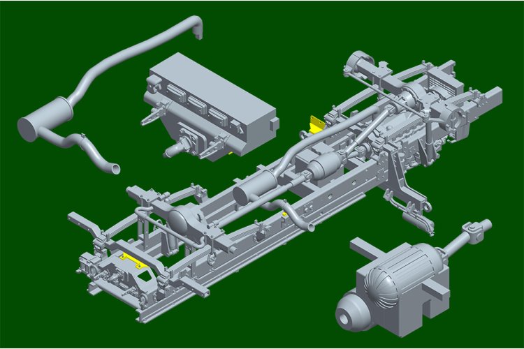 1:35 Trumpeter 01097 M1078A1P2 LMTV - Amerikaanse Militaire Truck - Tru01097 29 - TRU01097