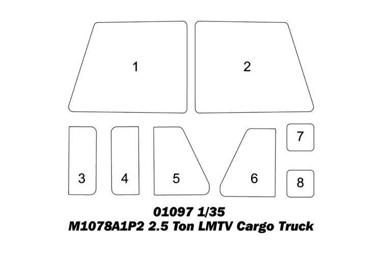 1:35 Trumpeter 01097 M1078A1P2 LMTV - Amerikaanse Militaire Truck - Tru01097 4 - TRU01097