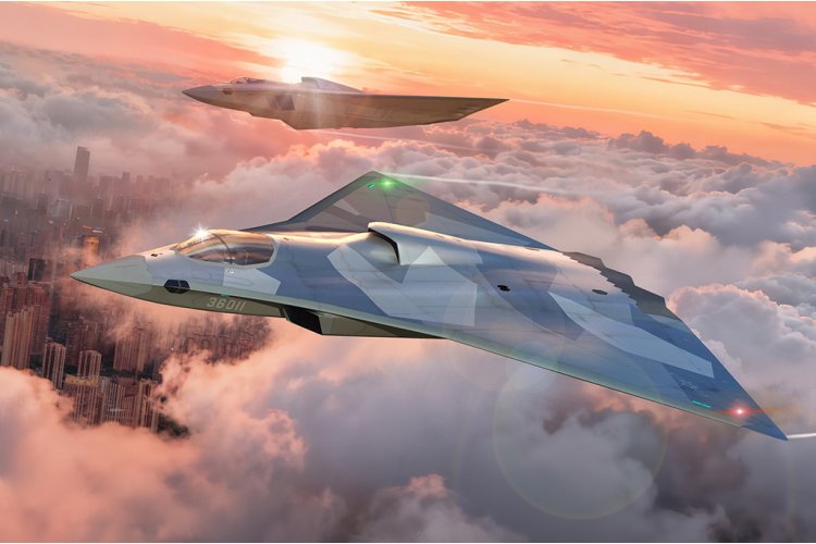 1:72 Trumpeter 01689 PLAAF J-36 Prototype - Chinees Gevechtsvliegtuig - Tru01689 1 - TRU01689