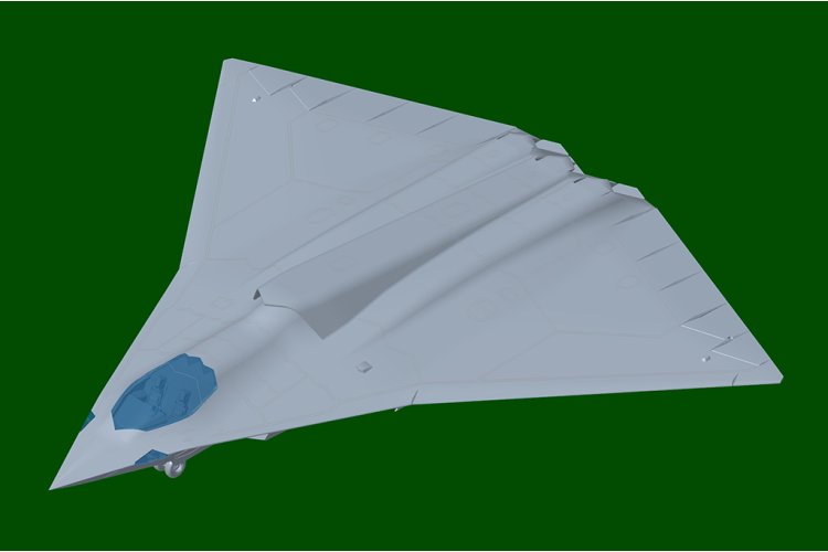 1:72 Trumpeter 01689 PLAAF J-36 Prototype - Chinees Gevechtsvliegtuig - Tru01689 12 - TRU01689