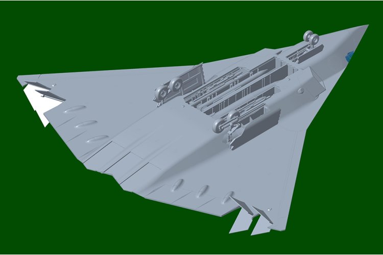 1:72 Trumpeter 01689 PLAAF J-36 Prototype - Chinees Gevechtsvliegtuig - Tru01689 13 - TRU01689