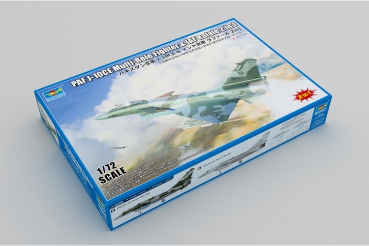 1:72 Trumpeter 01690 PAF J-10CE & IAF Rafale &ndash; 2-in-1 Set &ndash; Jet Fighter - Tru01690 2 - TRU01690