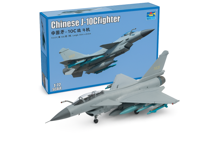 1:72 Trumpeter 01698 Chengdu J-10C Vigorous Dragon Fighter - Straaljager - Tru01698 1 - TRU01698